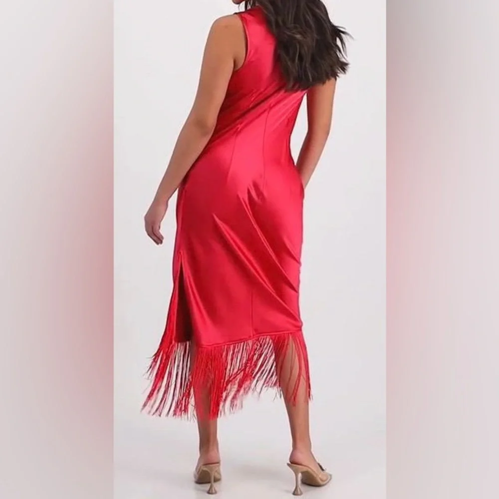 INC Fringed-Hem Maxi Dress - Picture 3 of 11